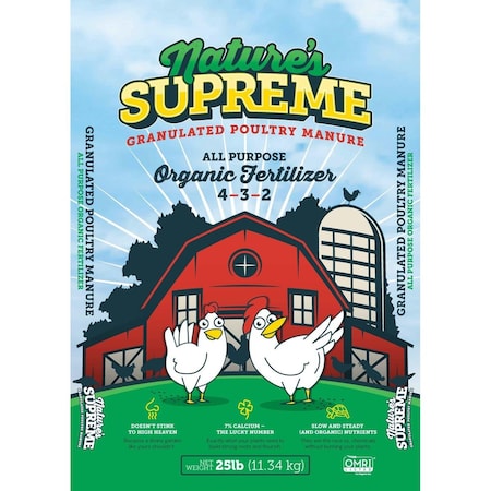 Herbrucks 25 lbs Natures Supreme Lawn & Garden Food 5036668